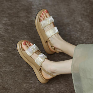 Sandali piatti <span class=keywords><strong>da</strong></span> spiaggia retrò con plateau, nuovi modelli estivi <span class=keywords><strong>da</strong></span> <span class=keywords><strong>donna</strong></span>, perfetti per gonna, <span class=keywords><strong>casa</strong></span>, lavoro, scuola, scarpe <span class=keywords><strong>da</strong></span> ragazza - Product Image 3