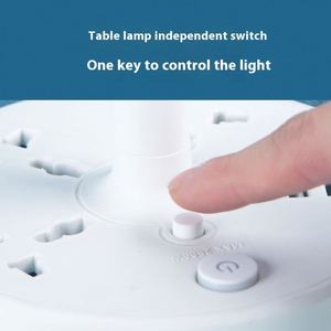 Vendita calda Multi-funzionale 2500W 2USB Standard lampada da tavolo <span class=keywords><strong>presa</strong></span> <span class=keywords><strong>per</strong></span> la casa aspetta - Product Image 4