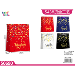 Sacchetti regalo con motivo a stella per feste, - Product Image 1