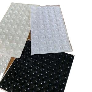 Belahan bumi karet perekat kaki Bumper pelindung antiselip kaki silikon bulat bantalan kaki karet silikon untuk furnitur - Product Image 1