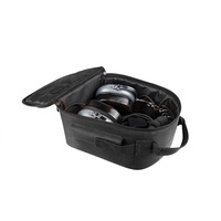 Sac de transport portable pour casque filaire d'aviation - Noir