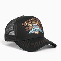 Gorra Trucker de 5 Paneles Ajustable Unisex Personalizada Deportiva con Letras y Diseño Argyle de Algodón de Alta Calidad con Bordado 3D