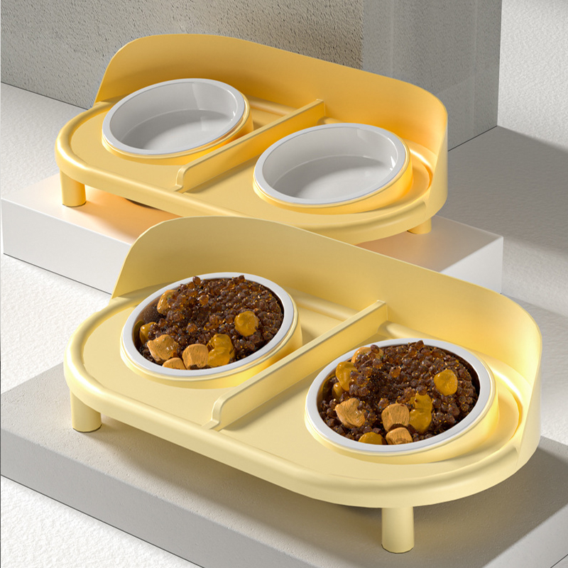 BYDOIT BY-31140-42 Anti-Slip Plastic Automatic Waterproof Pet Bowls Set for Dogs and Cats