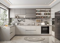 Armoires de rangement modulaires modernes en bois massif de luxe sur mesure, écologiques, confortables, durables et faciles à assembler pour cuisine et chambre