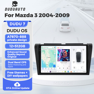 Duduauto dudu7 a7870 yl888 xe đài phát thanh đa phương tiện âm thanh Máy nghe nhạc GPS xe-chơi kép GPS DTS cho Mazda 3 tôi BK 2003-2009 - Product Image 5
