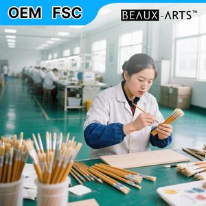 Малый размер деревянная ручка художественная кисть круглая и плоская деталь акриловая Акварельная живопись художественный материал для детей поделки - Product Image 4