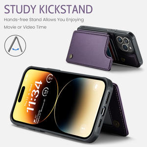 Offre Spéciale affaires en cuir portefeuille étui de téléphone portable pour Samsung <span class=keywords><strong>Zfold5</strong></span> Ultra S23 étui porte-carte couverture pour iPhone 15 - Product Image 5