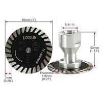 Lame de scie circulaire diamantée de qualité industrielle JDK avec revêtement au nitrure, OEM, pour le découpage de granit, béton, murs et sols