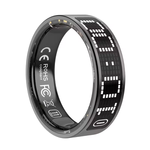 K80 Stainless Steel <b>Smart</b> Ring with Touch Screen Heart Rate Tracker GPS OLED Display IP68 Call Reminder <b>Smart</b> Ring - Product Image 5