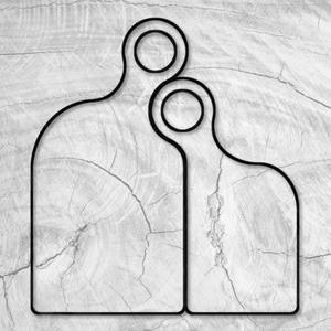 Custom <strong>Romeo</strong> <strong>Juliet</strong> Serving Board Set Acrylic Router Template - Product Image 2