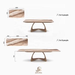 Ensemble de <span class=keywords><strong>table</strong></span> <span class=keywords><strong>à</strong></span> <span class=keywords><strong>manger</strong></span> en céramique <span class=keywords><strong>extensible</strong></span> réglable minimaliste de haute qualité rectangulaire pour la maison, l'hôtel, le restaurant, usage quotidien - Product Image 3