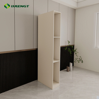 Armoire ouverte minimaliste moderne en aluminium massif, dressing ouvert pour chambre à coucher, villa, dressing