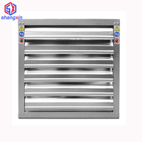 Ventilador de pared de alta potencia para granja, extractor de ventilación para invernadero, granja, Industrial
