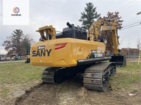 Excavatrice d'occasion SANY 500H 50 tonnes avec moteur d'origine, équipement de construction d'occasion, composant moteur central inclus