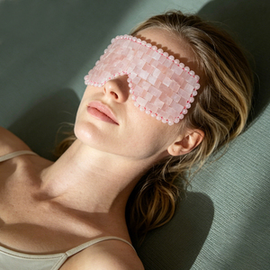 Máscara Facial de Jade y Cuarzo Rosa, Masajeador Facial de Cristal, Producto de Belleza <span class=keywords><strong>para</strong></span> el Cuidado Facial - Product Image 2