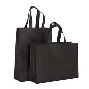 Bolsa no tejida de color con logotipo personalizado, bolsa de mano no tejida personalizada, bolsa de compras a precio barato publicitaria, venta al por mayor, logotipo impreso personalizado - Product Image 3