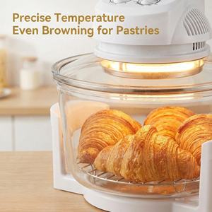 Horno de Convección Eléctrico Halógeno <span class=keywords><strong>Infrarrojo</strong></span> de 21L con un Hermoso Diseño, Horno Halógeno para el Hogar - Product Image 2