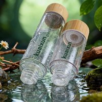 Kemasan Kosmetik Biodegradable dari Bambu, Tabung Kosmetik Tanpa Udara, Botol Semprot Minyak Tubuh Mewah, Botol Semprot Kabut