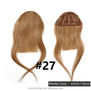 Natural Black Colored Vietnamese Brazilian Straight Raw Remy Virgin <strong>Fringes</strong> Loli <strong>Human</strong> <strong>Hair</strong> <strong>Fringe</strong> Front <strong>Hair</strong> Bangs with Clips - Product Image 4