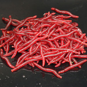 Isca Plástica Biónica Vermelha Maggots Bloodworm - Product Image 3