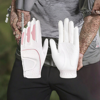 Gants de golf professionnels unisexes, respirants, en cuir véritable, fermeture à boucle, design unique, accessoires de golf pour l'extérieur
