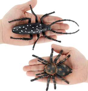 Figurine di animali giocattoli plastica ape farfalla formica ragno millepiedi libellula coccinella per terrario artigianato bambino educazione precoce - Product Image 6