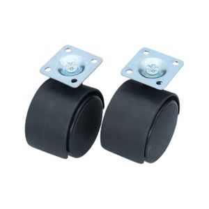 Shengyuan Flatbed Caster 2-Inch Nylon Swivel <b>Wheel</b> With Brake <b>For</b> Furniture <b>Table</b> Chair - Product Image 4