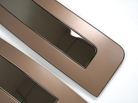 Accessoires extérieurs Couvercle d'évent latéral de calandre de haute qualité pour Range Rover 2023 Chrome noir