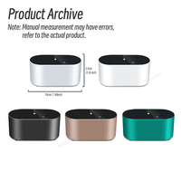 Diffuseur d'Huiles Essentielles Aromatiques USB Rechargeable 2000mAh Intelligent, Nébuliseur Automobile Sans Eau pour Maison et Bureau