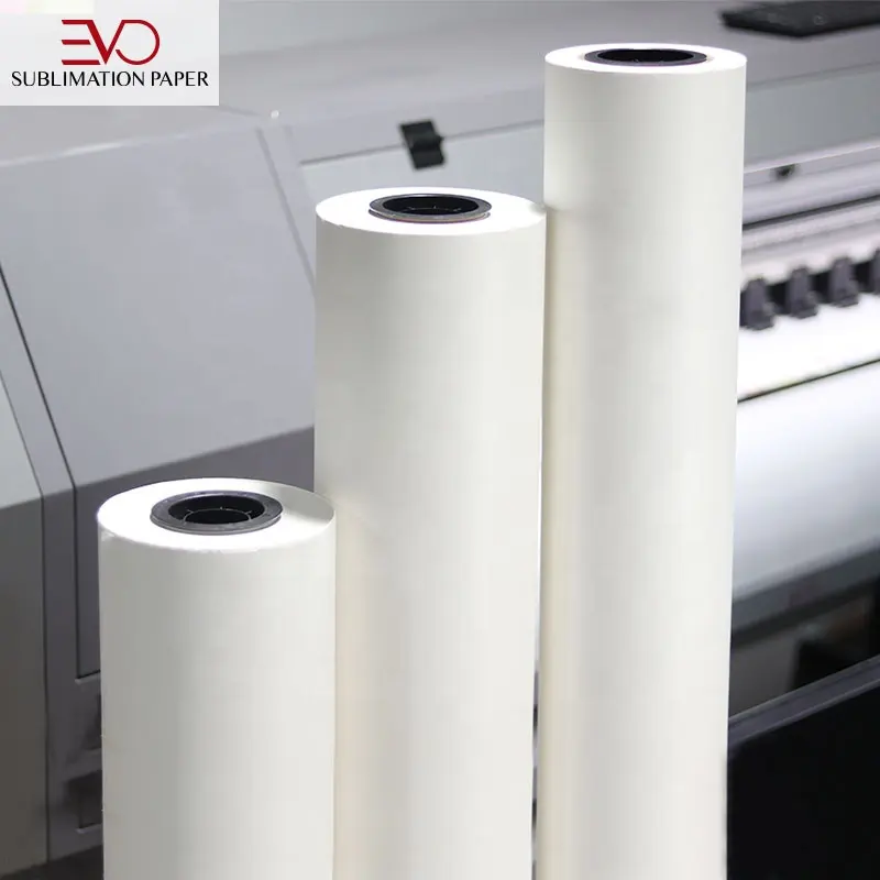 Nieuwe Product Hogere Productiviteit Evo Sublimatie Papier Voor Grootformaat Digitaal Printen Papier Sublimatie Roll