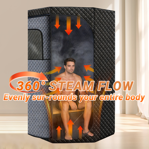 Sauna de Vapor Portátil ZT para 1 Persona con Panel de Control, Sauna de Vapor Plegable, Cabina de Sauna Húmeda, SPA, Cabina de Sauna de Vapor para Todo el Cuerpo - Product Image 4