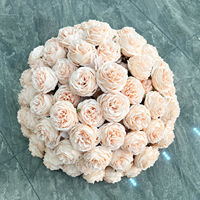 Boule de fleurs artificielle réaliste en soie bleue, faite à la main, pour centre de table bleu profond, idéale pour mariage, fête des Mères, Pâques, Noël