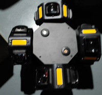 Fabricant professionnel de projecteurs de scène, projecteur à faisceau laser rouge et vert à quatre têtes, effet de tête mobile, stroboscope doré, discothèque, bar, KTV