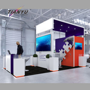 Простая сборка модульных выставочных стендов, современный цифровой выставочный стенд, новый 10X20 с комнатой - Product Image 2