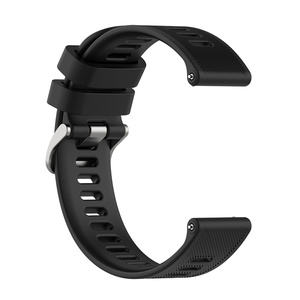 Bracelet de sport en silicone de 20 mm pour montre <span class=keywords><strong>Garmin</strong></span> <span class=keywords><strong>Forerunner</strong></span> 158, 55, 570, 42 mm, Venu, <span class=keywords><strong>Vivoactive</strong></span> 5, bracelet de remplacement pour montre connectée - Product Image 6