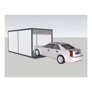 Maison préfabriquée en acier détachable de 20 pieds, maison mobile prête à l'emploi, garage, abri de voiture, atelier, entrepôt, villa, appartement - Product Image 3