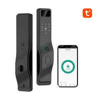 Serrure de porte intelligente automatique Tuya avec reconnaissance faciale 3D, mot de passe électronique, carte IC, déverrouillage à distance pour portes en bois/aluminium