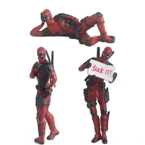 Figurine de film animé Cosplay super-héros Deadpool PVC Figurine d'action modèle jouets pour enfants cadeaux de noël