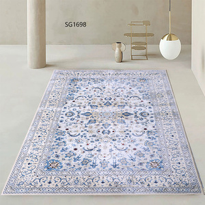 Décoration de tapis rétro pour salon et <span class=keywords><strong>chambre</strong></span> à coucher. Tapis antidérapant pour sol. Tapis de sol. - Product Image 4