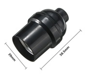 Portalámparas Fenólico Bakelite con Tuerca de Acero de 1/8, Casquillo Americano E26