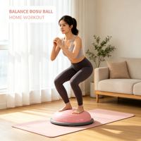 Ballon d'équilibre portable en PVC pour le yoga, entraîneur d'équilibre pour la maison, les voyages et la salle de sport, vente en gros, OEM, fourniture personnalisée