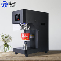 Nouvelle machine à sceller les coupelles de soda 2026, scelleuse automatique de boîtes de conserve avec porte-gobelet pour les entreprises de thé aux perles, cartons noirs