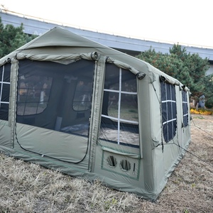 <span class=keywords><strong>Tente</strong></span> de camping <span class=keywords><strong>gonflable</strong></span> <span class=keywords><strong>XXL</strong></span> 17,28 m² en toile imperméable pour le camping familial en plein air - Product Image 1