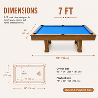 Table de billard de luxe sur mesure, 7 pieds, 8 pieds, table de billard en chêne, moderne