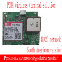 Traceur GPS portable sans fil rechargeable personnalisé PCBA A7670SA GSM 2G 4G Cat-M1, dispositif de navigation et de suivi GPS