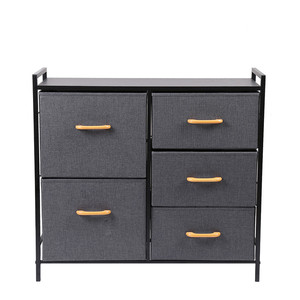 Armoires <span class=keywords><strong>à</strong></span> tiroirs en tissu, boîtes de rangement de grande capacité pour vêtements de salon commode, <span class=keywords><strong>tour</strong></span> de rangement - Product Image 5