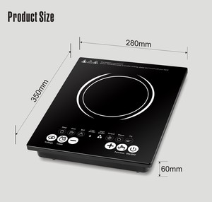 Venta al por mayor de alta calidad de cristal negro <span class=keywords><strong>Siemens</strong></span> IGBT 2200W Cocina eléctrica Cocina de Inducción - Product Image 3