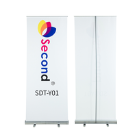 Support de bannière rétractable personnalisé mobile portable pour affichage de la publicité extérieure intérieure