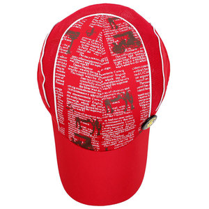 Unisex Baseball Cap Red Mesh Breathable Waterproof Sunshade Outdoor Sports Hat Spring Summer - Product Image 4