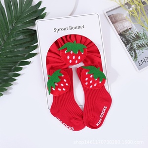 가을과 겨울 두꺼운 니트 면 만화 슈퍼 귀여운 아기 발가락 모자 신생아 여자 남자 양말 세트 - Product Image 6